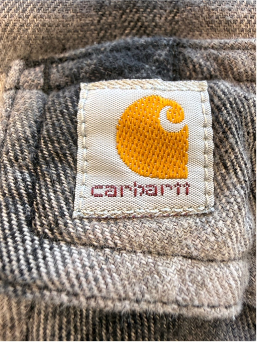 Carhartt Rugged Flex Hamilton Plaid Snap Front Flannel Shirt 3XL Gray 103855 - Picture 6 of 11